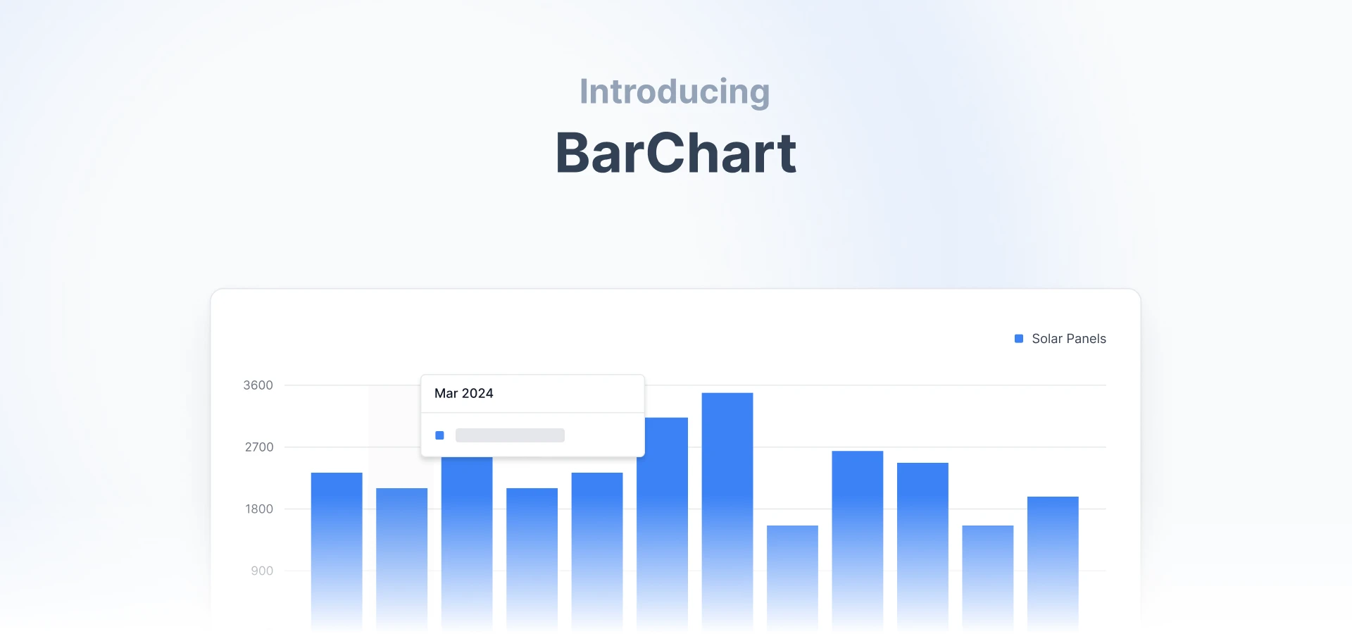 Bar Chart with one series.