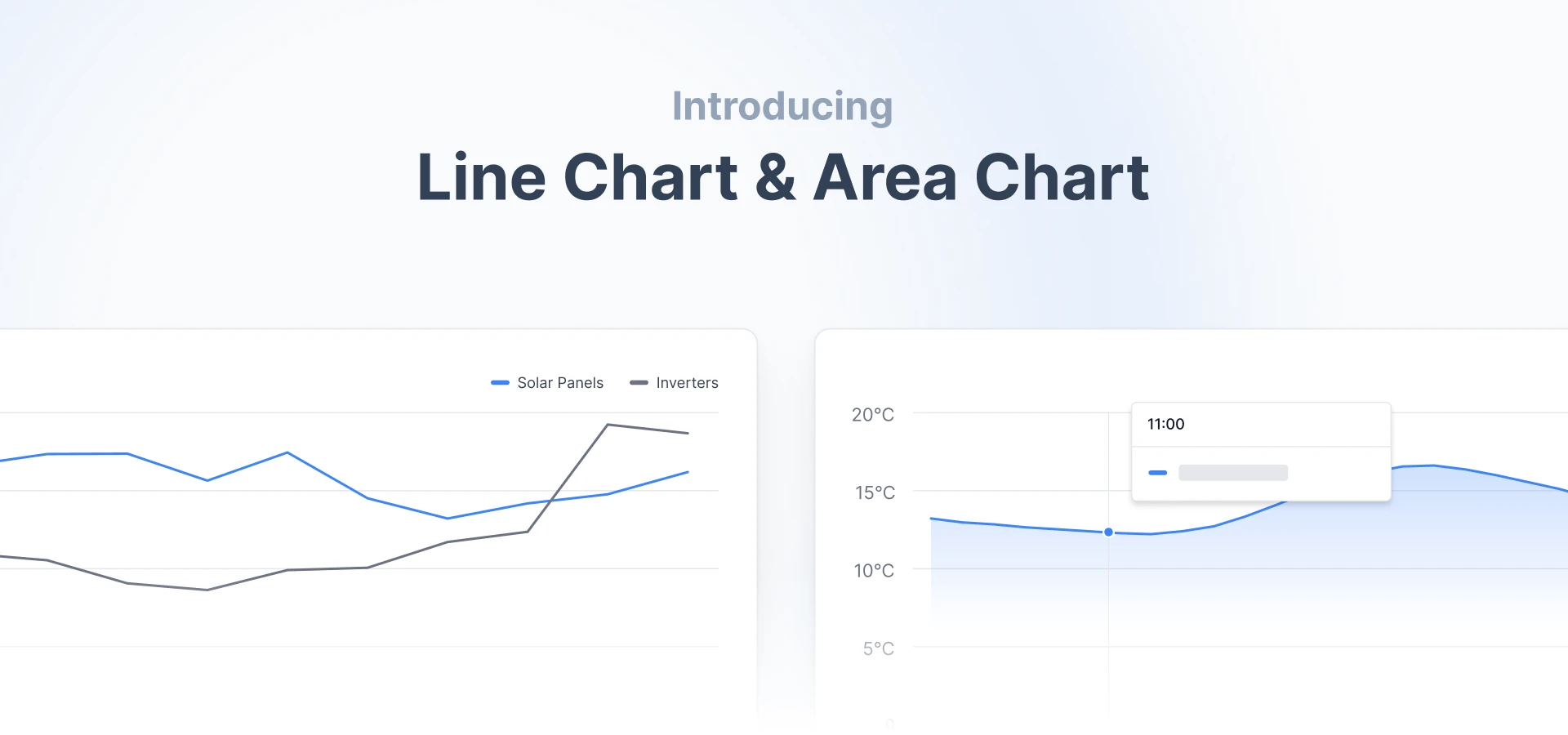 Line Chart with two series.